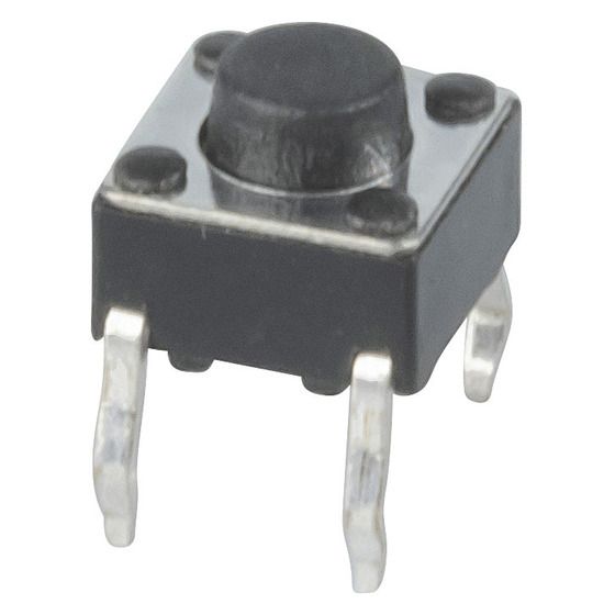 Jaycar 1.4mm SPST Micro Tactile Switch – Normally Open, PCB Mount