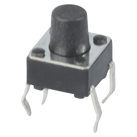 Jaycar 3.5mm SPST Micro Tactile Switch – Normally Open, 130gf Actuation