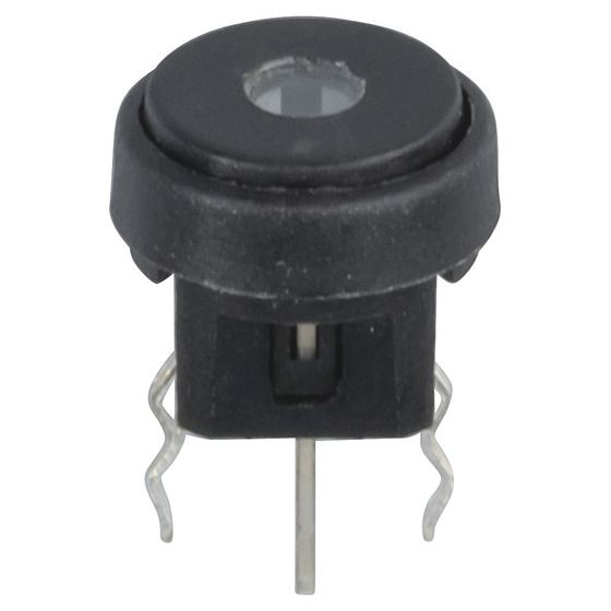 Jaycar SPST PCB Tactile Switch with Red LED – Vertical Mount