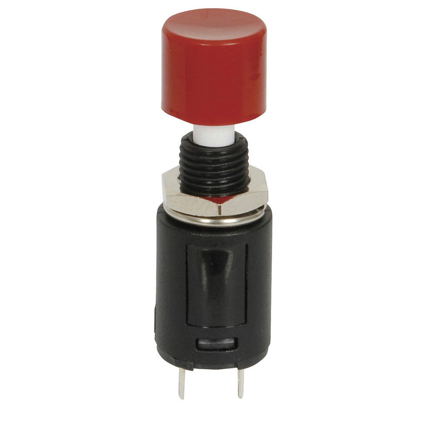 SPST Red Momentary Round Pushbutton