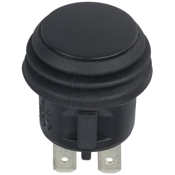 DPST IP56 Switch – Black | 250VAC 6A Push On/Push Off