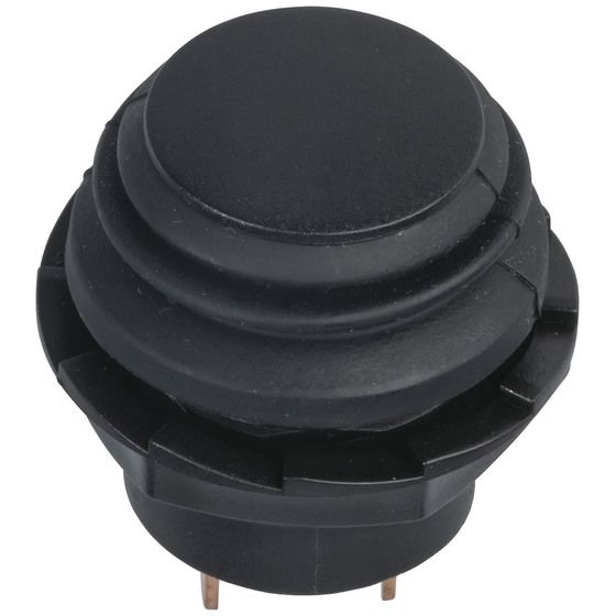 Black Latching IP65 Pushbutton Switch (SPST) – Jaycar SP0758
