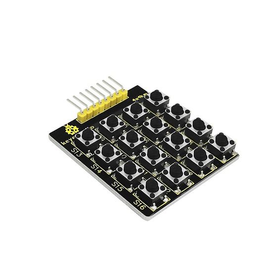 4×4 Large Button Matrix Keypad for Arduino – 16 Keys on 8 I/O Pins | JAYCAR
