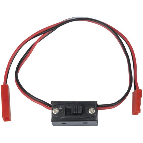 JAYCAR Inline JST Switch Kit – 140mm Wire, Male & Female Connectors, Mounting Bracket (SS0826)