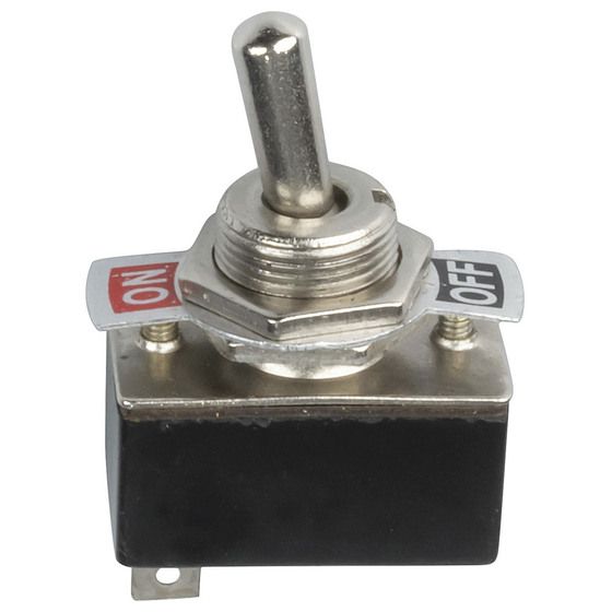 SPST Standard Panel Mount Toggle Switch | Jaycar