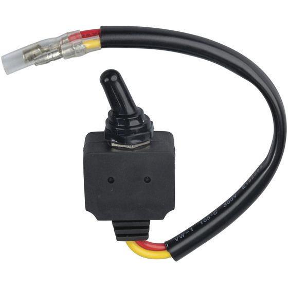 15A SPST Marine Toggle Switch – Weatherproof with Fly Leads | Jaycar