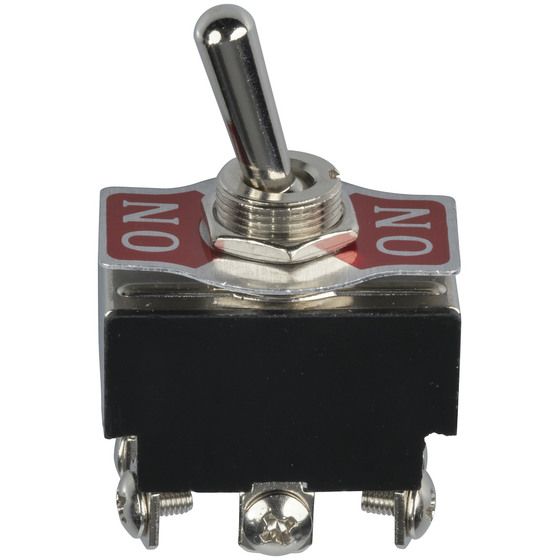 DPDT 6A 250VAC Extra Heavy Duty Toggle Switch – No Soldering | Jaycar