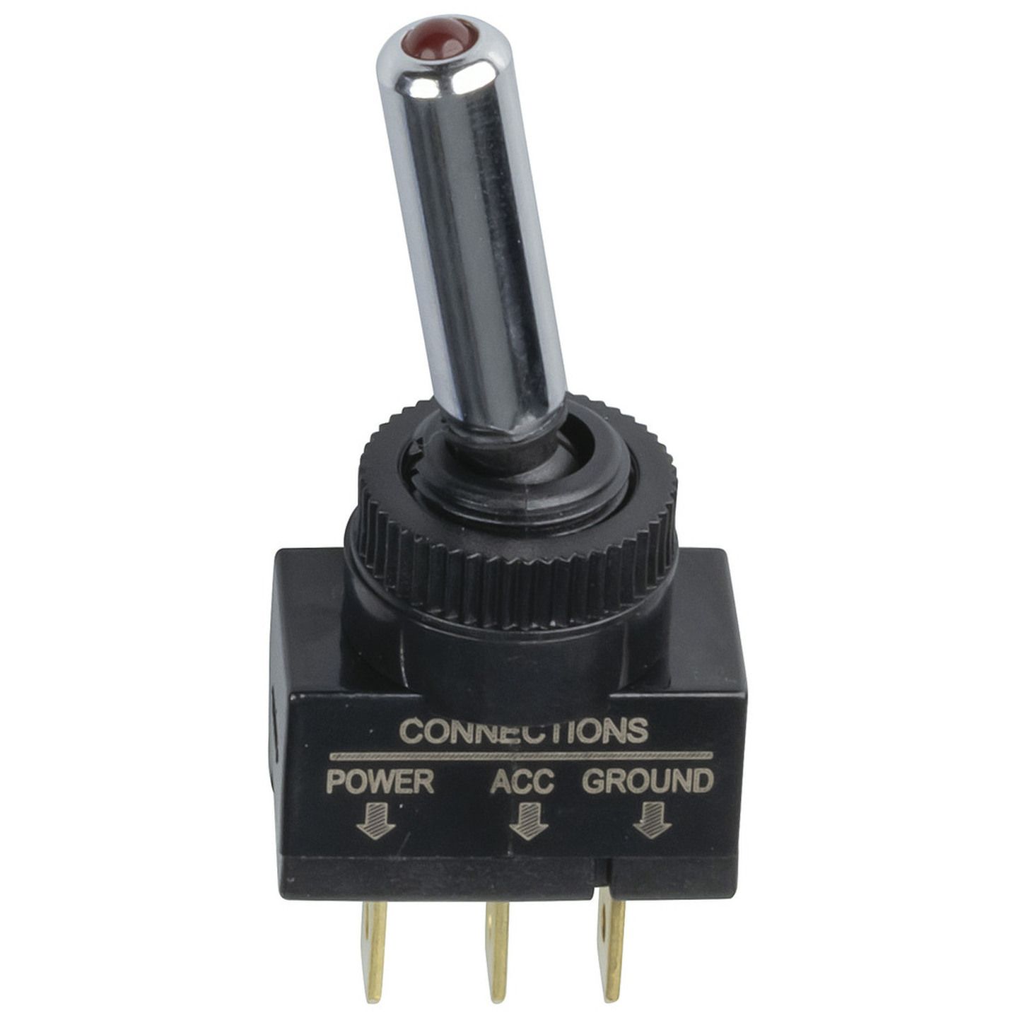 SPST Illuminated Toggle Switch