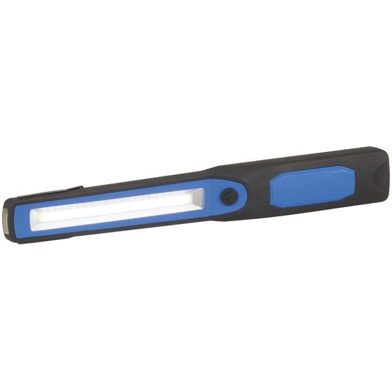 Jaycar Magnetic LED Work Light with Torch – 360 Lumen, Wand Case, AA Powered