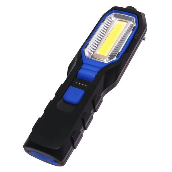 240 Lumen Rechargeable COB Worklight – Magnet Mount, Hook, USB Output & Red Flash Mode