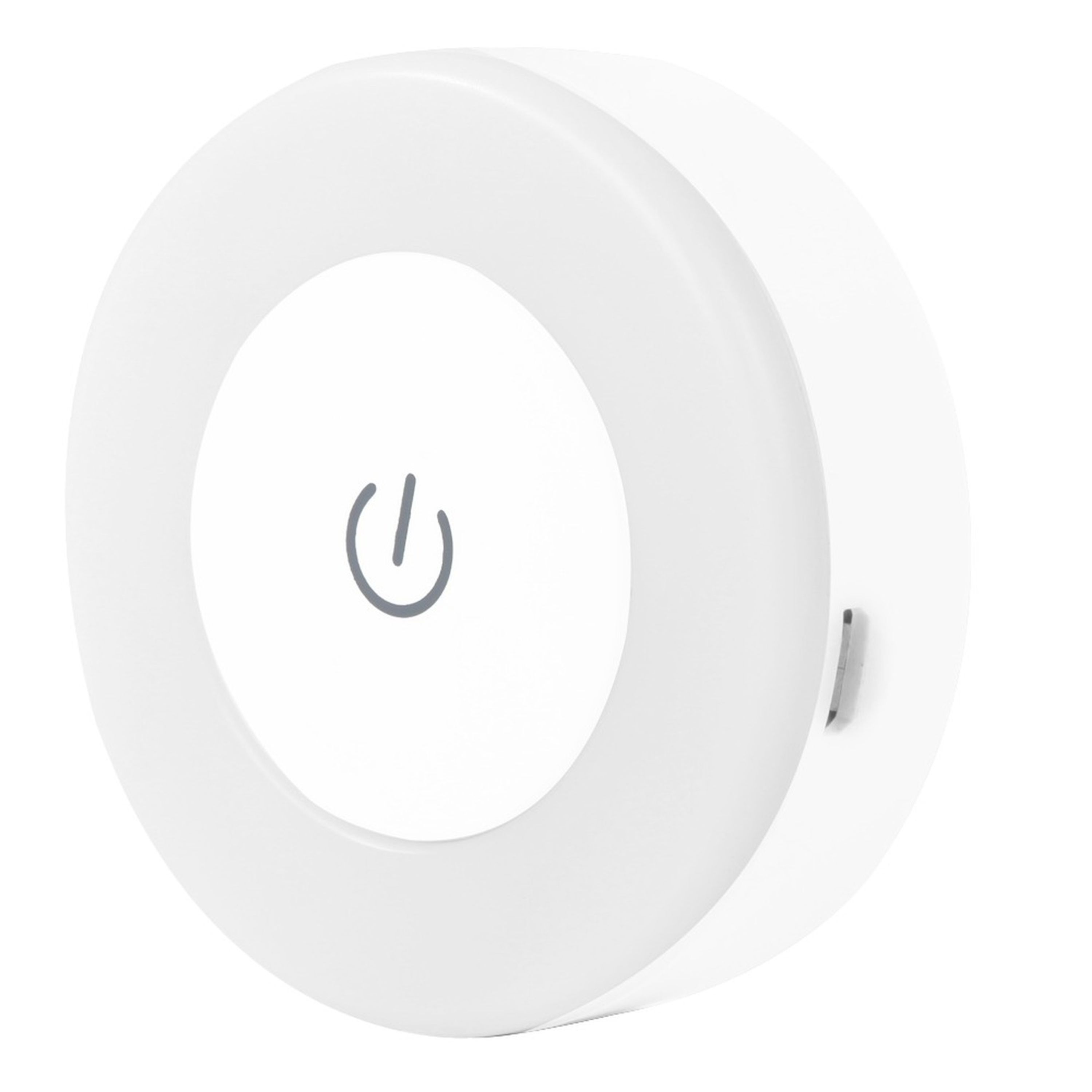  0.6 Watt 6CM Round Cabinet Light With Touch Control - 3 Colour Temp Cool, Natural, Warm White