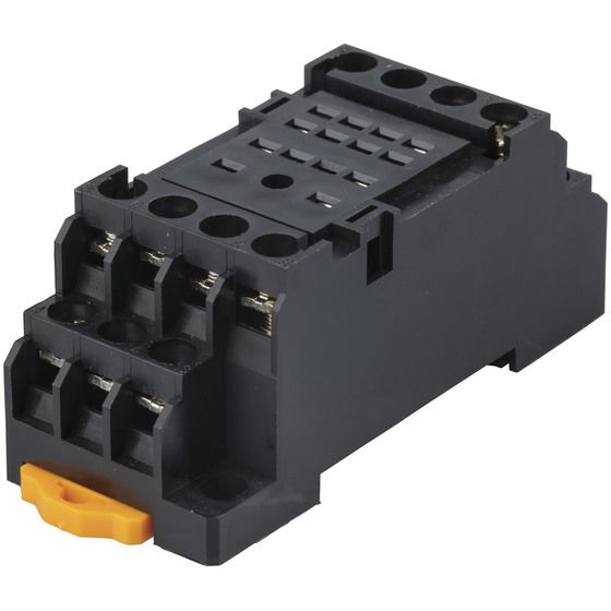 Jaycar 4PDT DIN Rail Mount Relay Cradle | SY-4004