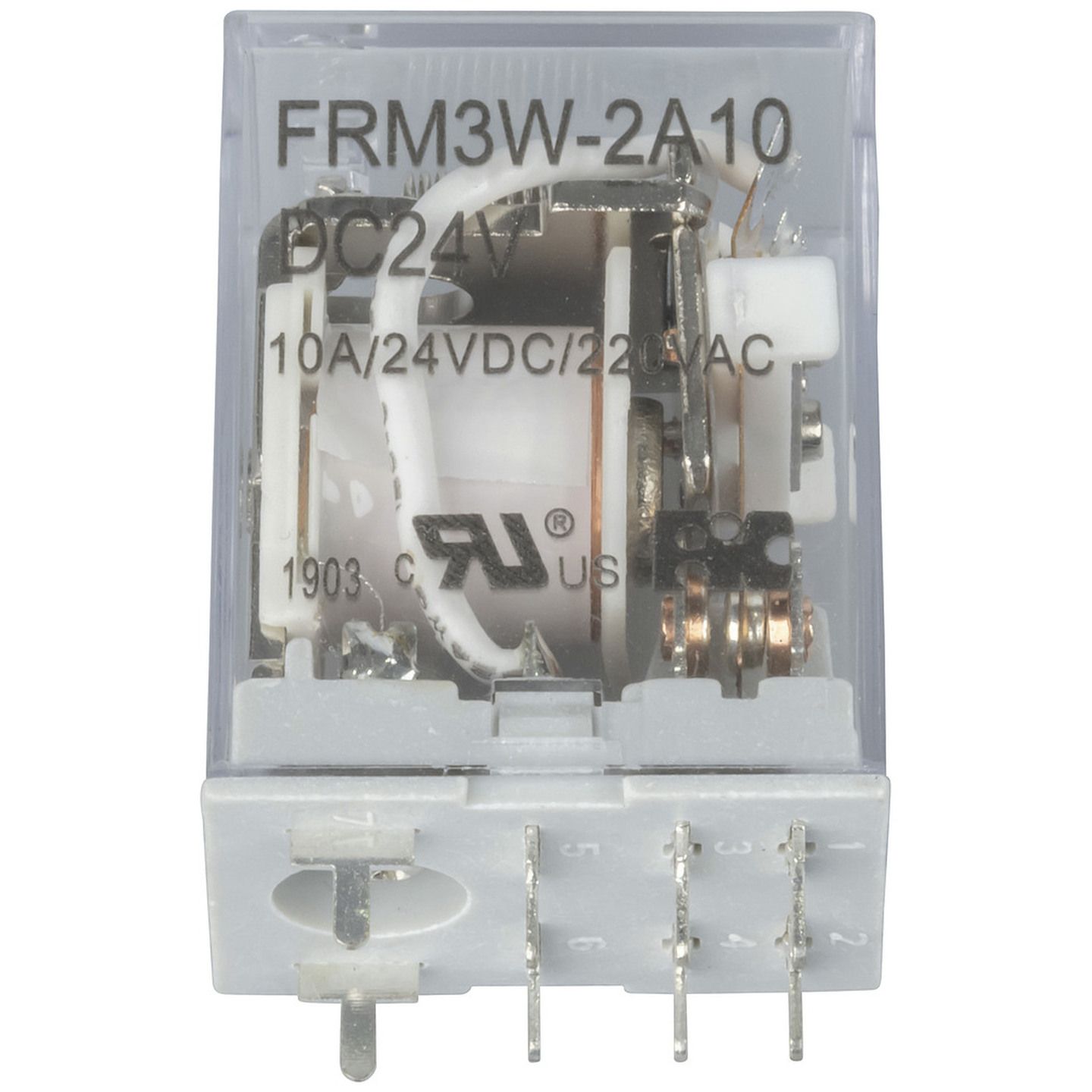 24VDC DPDT Relay - 10A 240VAC/24VDC Contacts