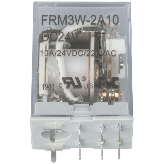 24VDC DPDT RELAY - 10A 240VAC/24VDC CONTACTS