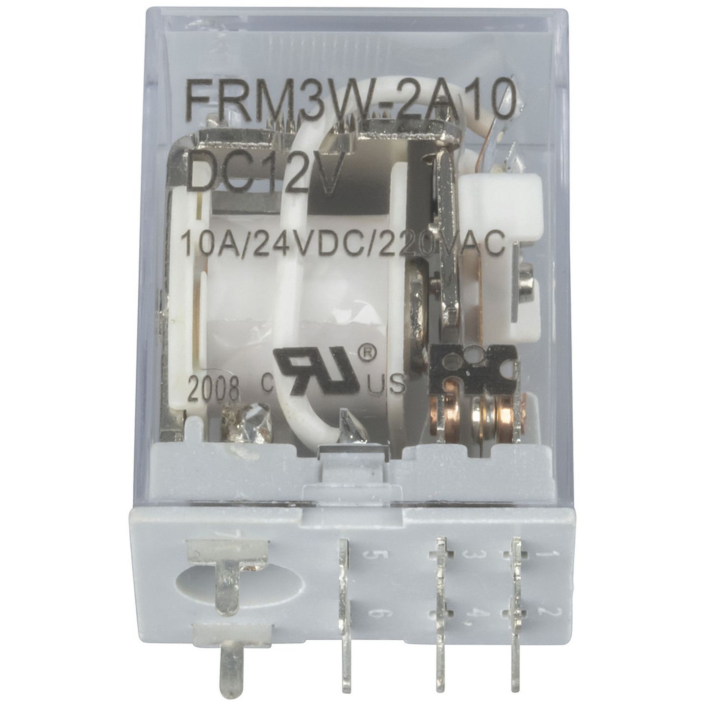 12VDC DPDT Relay - 10A 240VAC/24VDC Contacts