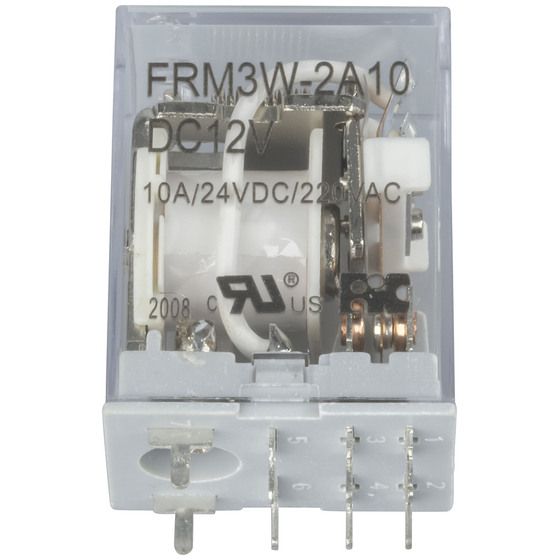 Jaycar 12VDC DPDT Relay | 10A 240VAC/24VDC Contacts | SY-4008