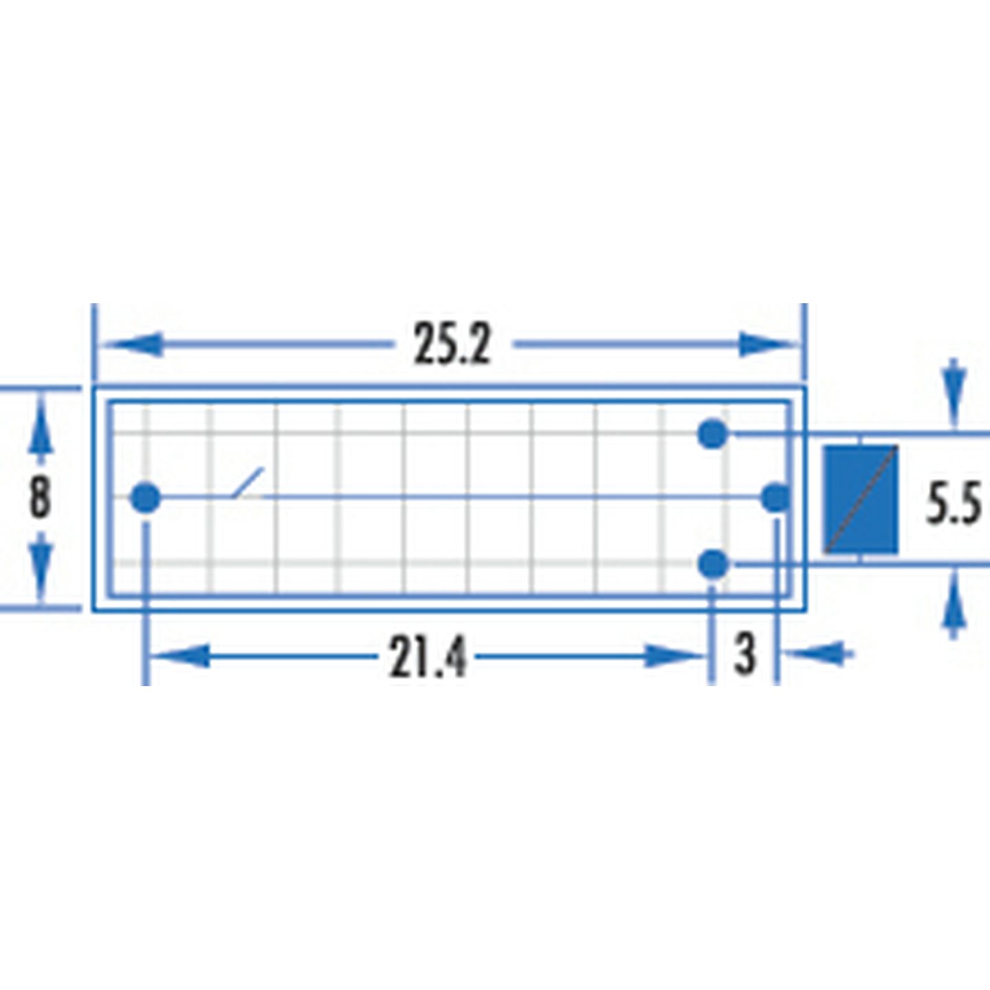 12V SPST Low Cost Reed Relay