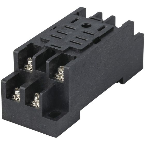 DPDT DIN Rail Mount Relay Cradle – Screw or Rail Fit | Jaycar SY4064