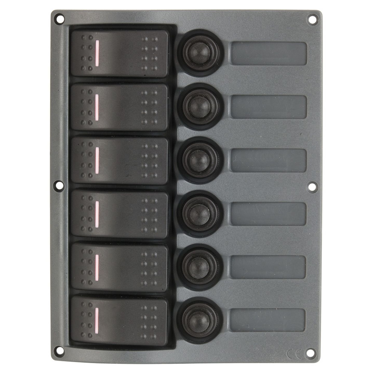 6 Way IP66 Marine Switch Panel