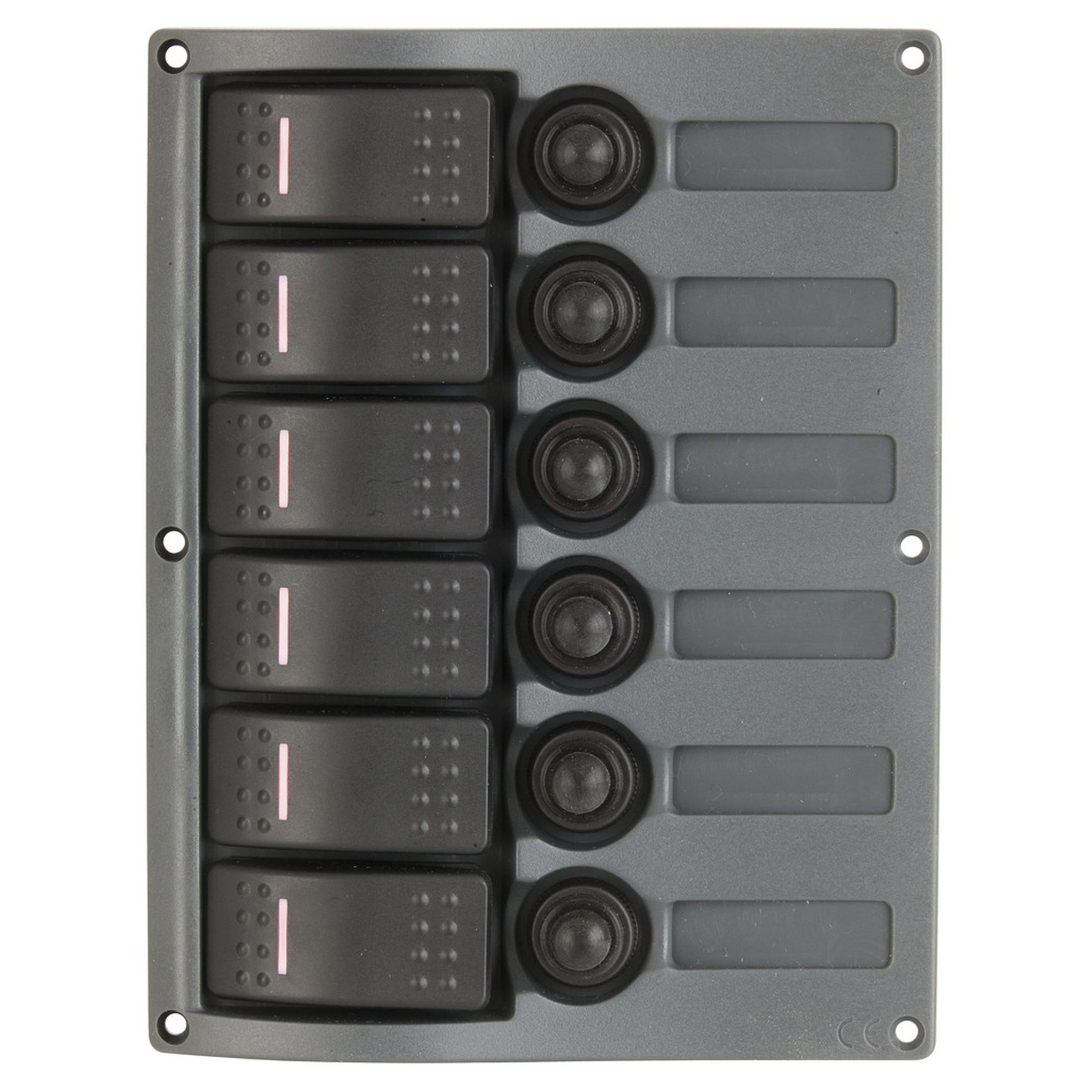 6 Way IP66 Marine Switch Panel