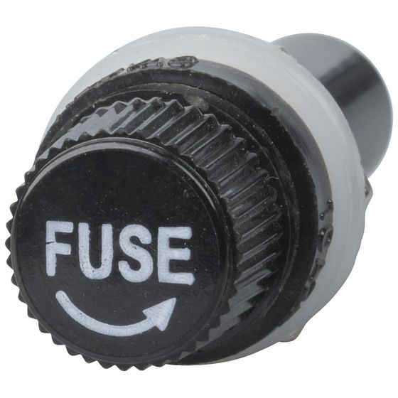 Jaycar 3AG Panel Mount Fuse Holder – 10A 32VAC | Screw Cap Closure