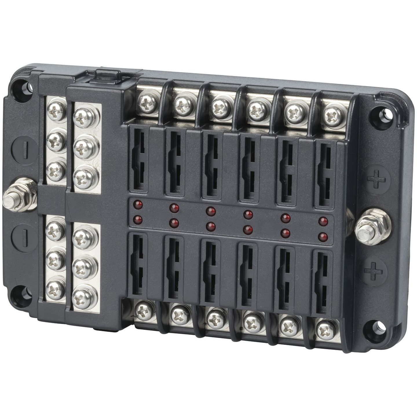 Powertech 12 Way Fuse Block with Bus Bar | Jaycar Australia