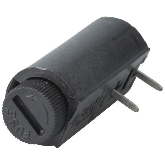 Jaycar 6.3A 250V M205 PCB Mount Fuse Holder – Horizontal, Screwdriver Cap