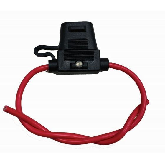 30A 32VDC WATER RESISTANT INLINE STANDARD BLADE FUSE HOLDER