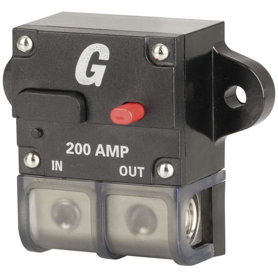 200A 32VDC PANEL MOUNT CIRCUIT BREAKER