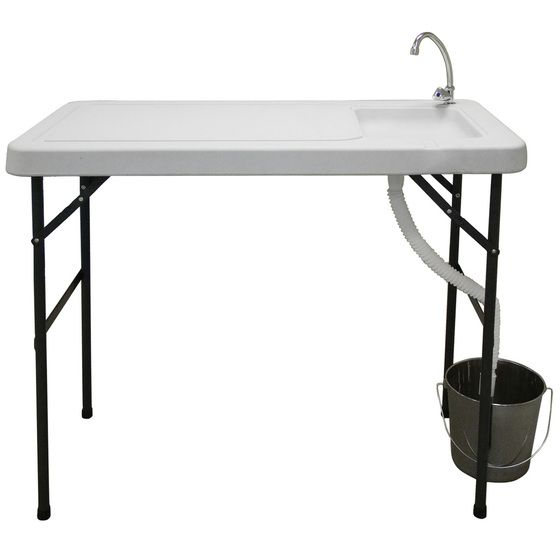 FULL BAIT/FILLET/FOOD PREP/WASHING UP TABLE - FOLDING FOOD PREP TABLE