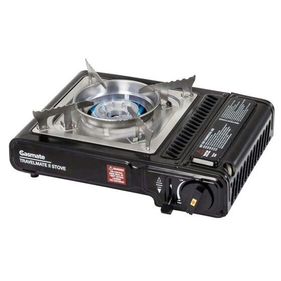 Gasmate Travelmate II Portable Butane Gas Stove – 7.9MJ/hr with Piezo Ignition | JAYCAR