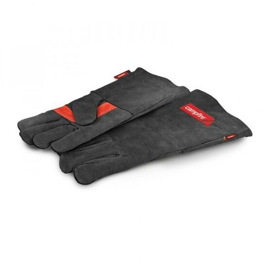 JAYCAR Protective Leather Gloves for Campfire & Cast Iron Cookware - Suede Lined