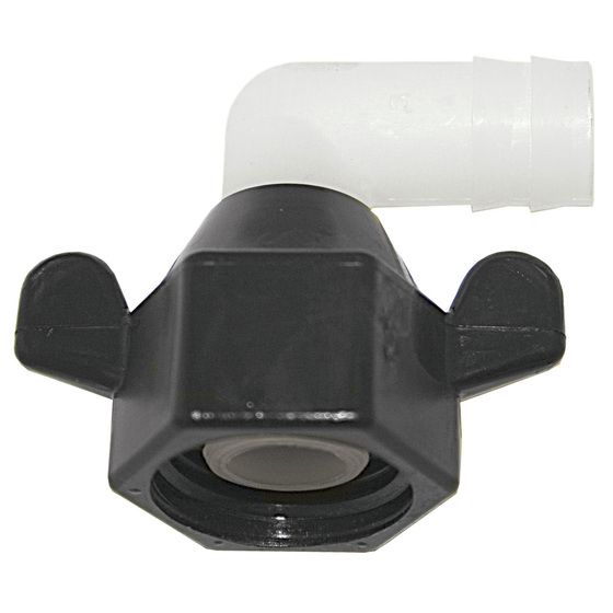 1/2" BSP to 1/2" Barb Right-Angle Hose Adaptor – Fresh Water Pump Fitting