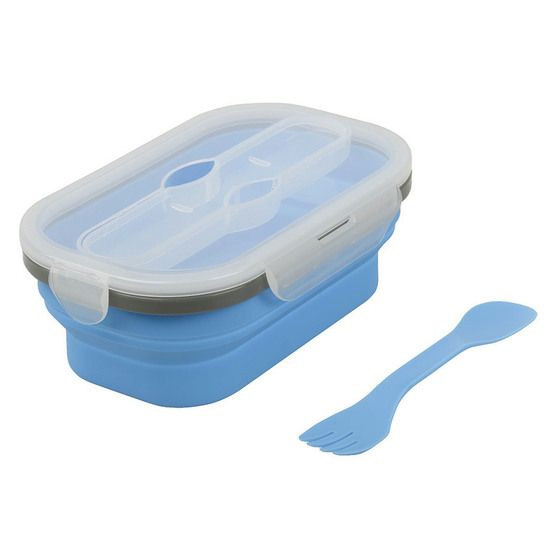 Foldable Airtight Food Container – 800ml, Food-Grade Silicon