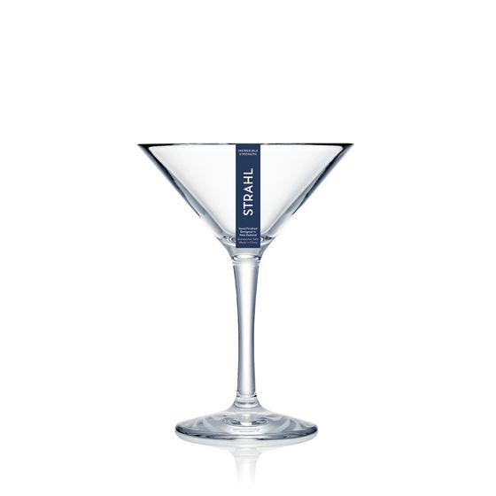 Strahl Polycarbonate Martini Glass – 296ml (10oz), Hand-Finished, Fridge & Dishwasher Safe