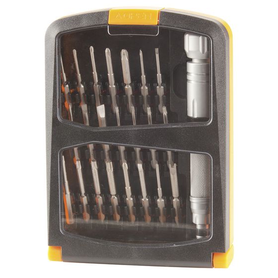 Jaycar 22-Piece Long Bit Screwdriver Set with Storage Case