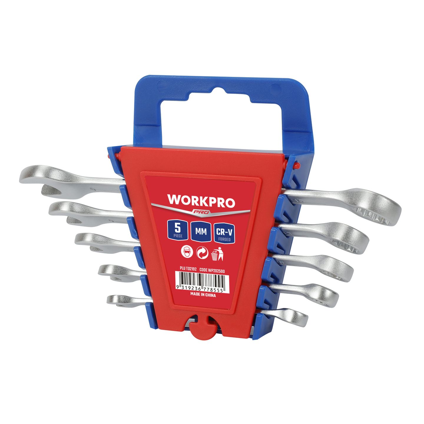 5 Piece Combination Spanner Set