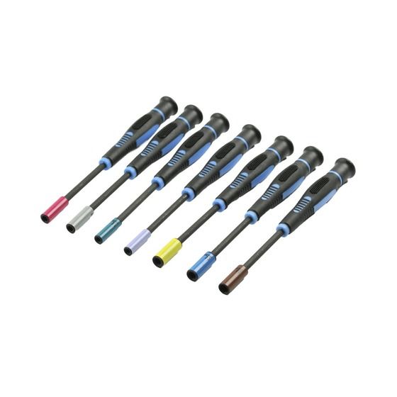 7 Piece Hex Nut Driver Set – M3 to M6 Deep Socket | JAYCAR