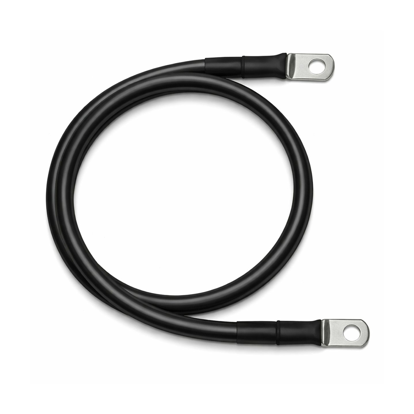 4 Gauge Tinned Battery Power Lead - Black - 1220mm