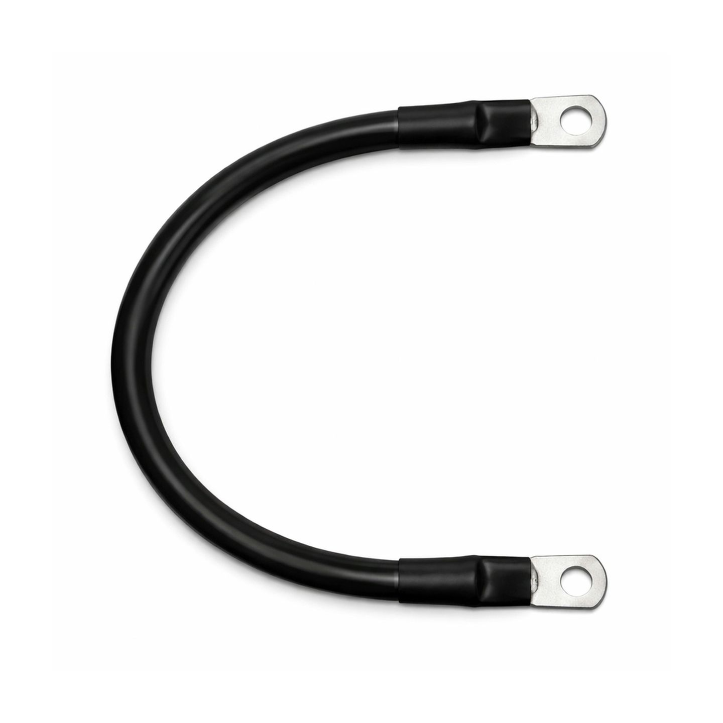 6 Gauge Tinned Battery Power Lead - Black - 450mm