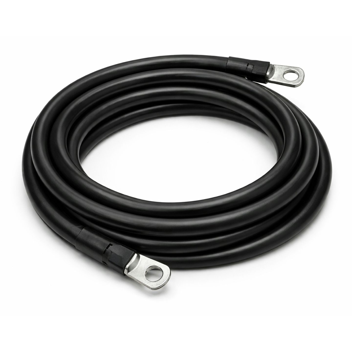 6 Gauge Tinned Battery Power Lead - Black - 2330mm
