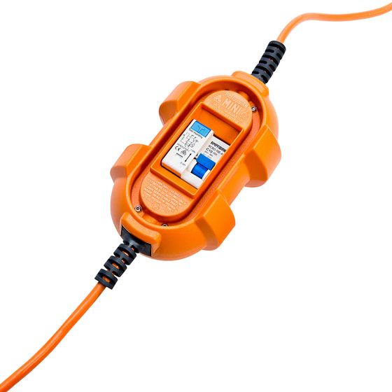 Ampfibian MINI 15A Power Adaptor with RCD and Miniature Circuit Breaker