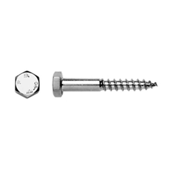 316 HEX COACH - STAINLESS STEEL - M8 X 50MM