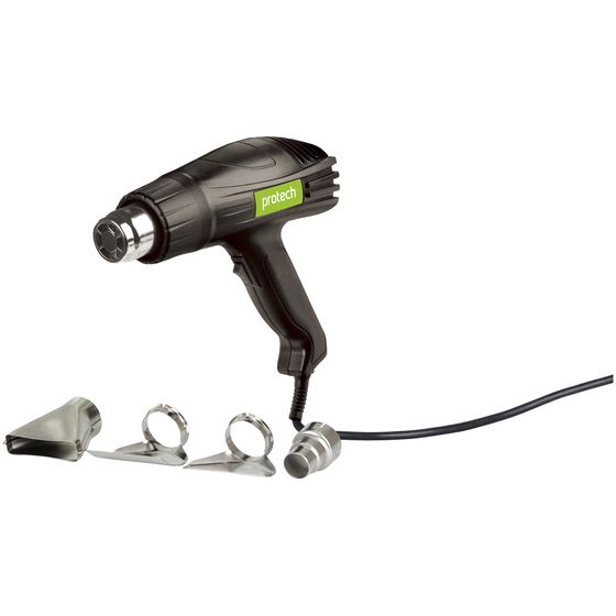 JAYCAR 2000W Heat Gun – 2 Settings, 4 Nozzles, 240V Mains (TH1609)