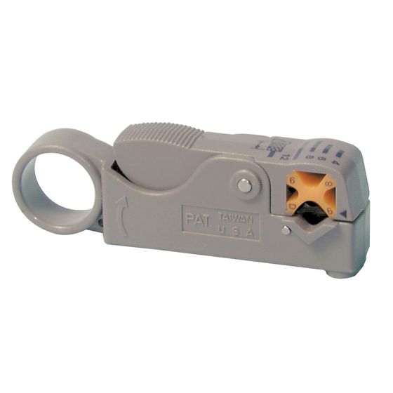 Jaycar Rotary Coax Stripper – RG58/59/62/6 & 3C2V 75Ω Cable – One-Turn Jacket & Conductor Stripping