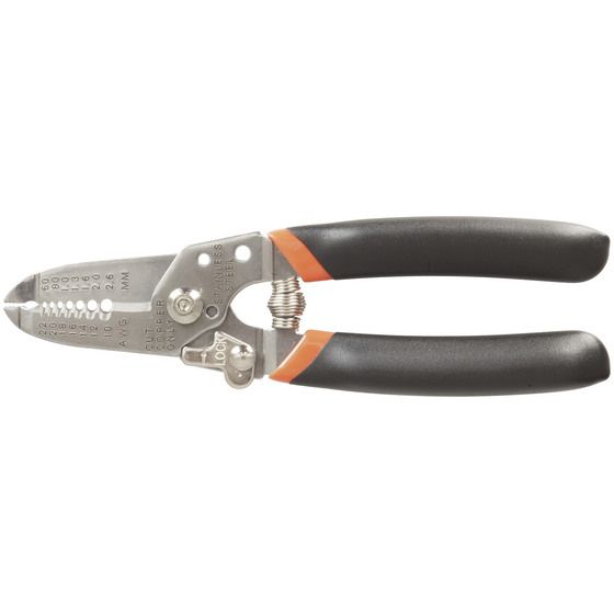 JAYCAR Stainless Steel Wire Stripper, Cutter & Pliers – 10–24 AWG with Hook Bender | TH1841