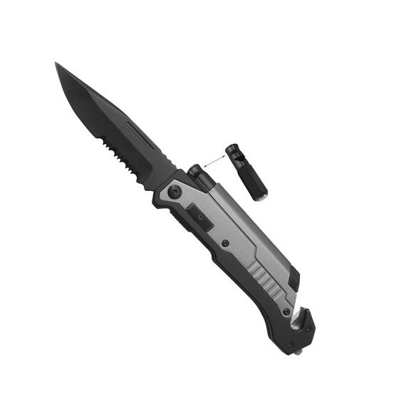 Multi-Function Survival Knife with Whistle and Fire Starter – Jaycar