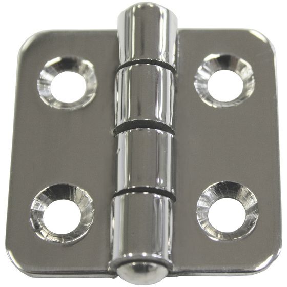 Small Butt Hinge Pair – 38mm, 304 Stainless Steel (JAYCAR)