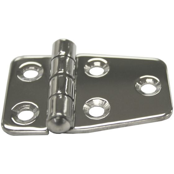 Small Butt Cabin Hinge Pair – 54mm, 304 Stainless Steel (JAYCAR)