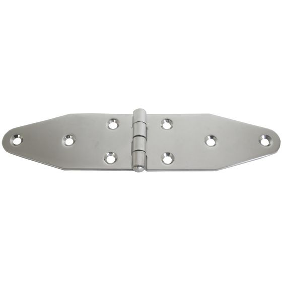 Stainless Steel Strap Hinges – 43 x 176mm – Pair – 304 Grade